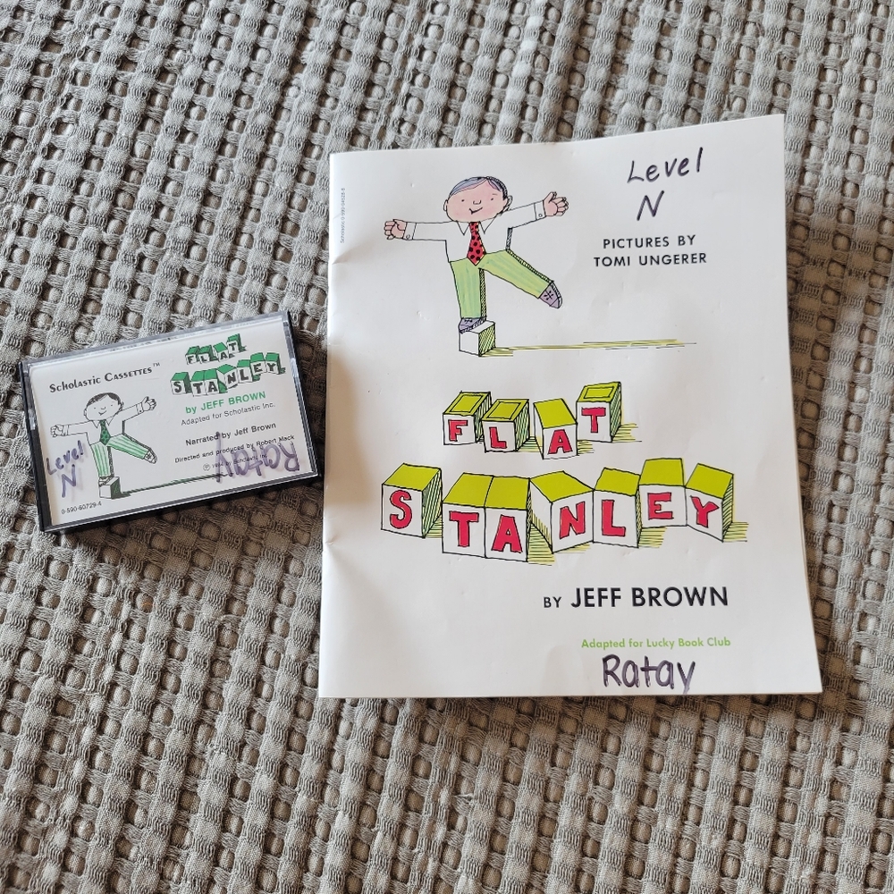 Vintage Flat Stanley with Cassette Copyright 1972
